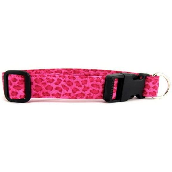 Pink Leopard Spots Dog Collar - Size - X-Large