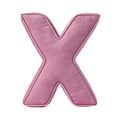thumbnail image 1 of Pink Letter Plush Pillow, Letter Hugging Throw Pillows, Decorative Corduroy Initial Letter Shaped Throw Pillows, Letter Pillows English Alphabet A to Z for Sofa Bedroom Living Room Decor, 1 of 2