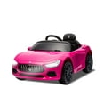 Pink Licensed 12V Maserati Ride On Car Electric Car with 2 Powerful