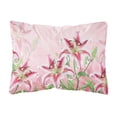 thumbnail image 1 of Pink Lillies Canvas Fabric Decorative Pillow, 1 of 3
