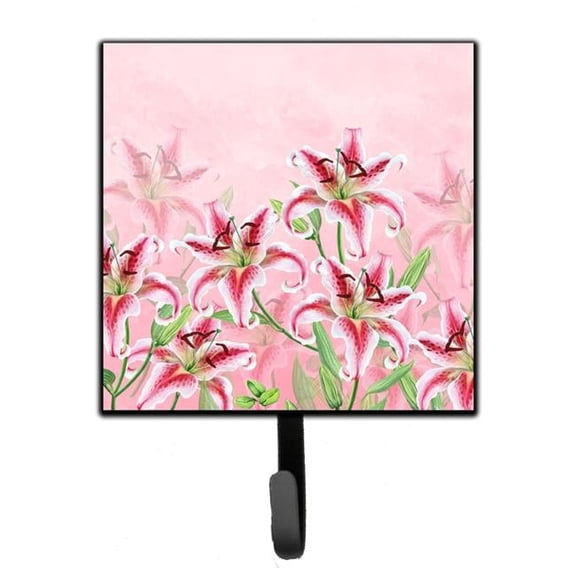 Pink Lillies Leash or Key Holder