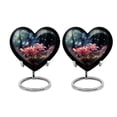 thumbnail image 1 of Pink Lilly With Water Cremation - Urns For Women Human Ashes - Keepsake - 3 Inch - Pack Of 2 - Small Urn For Human Ashes Keepsake - Ash Urns For Humans - Urn For Ashes For Men, 1 of 5