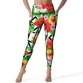 thumbnail image 1 of Pink Lily Floral Yoga Pants Watercolor Flower Design Leggings Push Up Fitness Running Leggins Women Casual Stretch Sports Tights, 1 of 6