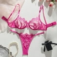 thumbnail image 1 of Pink Lingerie Set Floral, 1 of 4