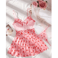 thumbnail image 1 of Pink Lingerie Slip Dress with Thong, 1 of 5