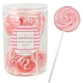 thumbnail image 1 of Pink Lollipops, 24 Pack, Pink Swirl Lollipops Individually Wrapped, Pink Lollipop Suckers Bulk, The Hampton Popcorn & Candy Company, 1 of 4