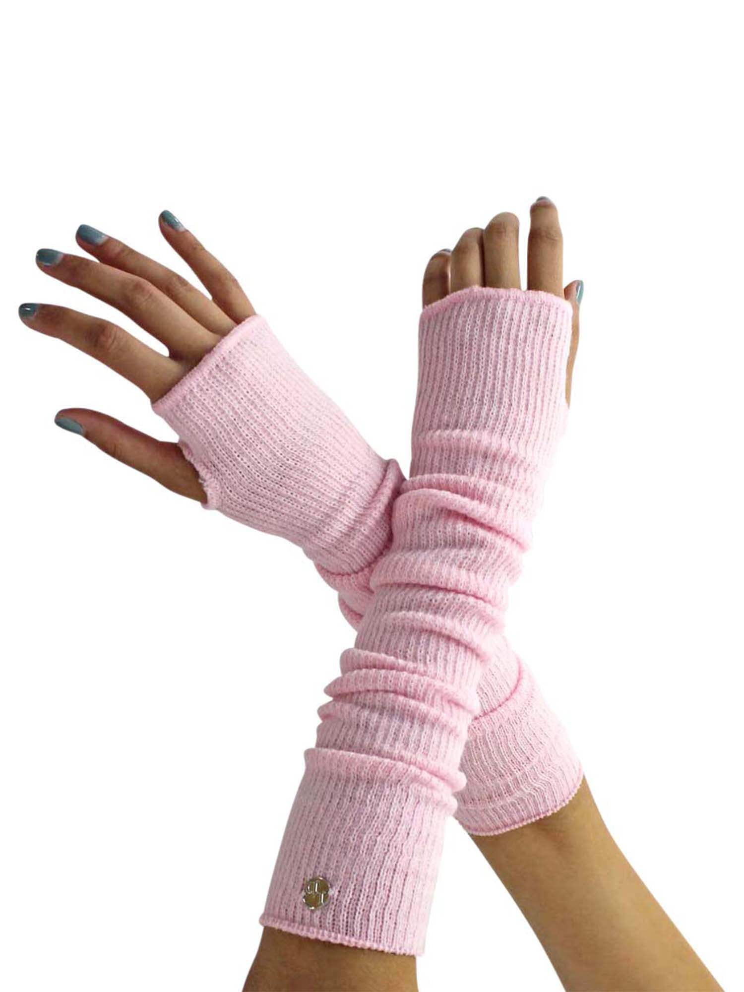 福袋 Pink Long Arm Warmers With Thumb Hole - Walmart.com アームカバー・アームウォーマー