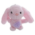 thumbnail image 1 of Pink Long-Eared Plush Bunny Keychain, Furry Rabbit Bag Charm, Compact Stuffed Doll Accessory, Cute Mini toy for Backpacks, Purses and Small Gift Givers, Adorable Bag Ornament with, 1 of 8