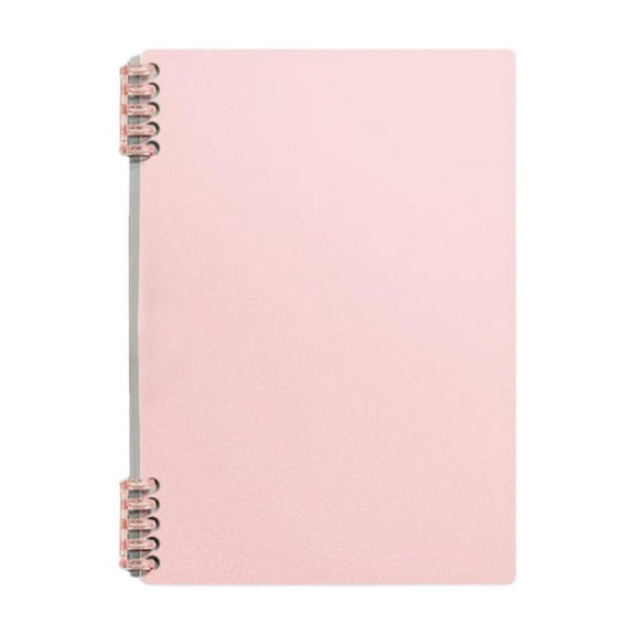 Pink Loose Leaf Notebook Thickened Detachable Student Binder With High Aesthetic Spiral Ring Paper Journal For School Office Note Taking Smooth Writing Refillable Organizer