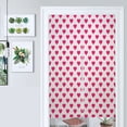 thumbnail image 1 of Pink Love Heart Door Curtain Nordic Living Room DoorCurtain Porch Partition Curtain Kitchen Rative Half Curtain, 1 of 4