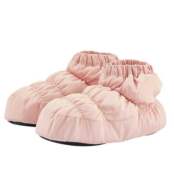 Pink Low Cut Dance Shoes For Girls With Cozy Interior And Flexible Design, Suitable For Rehearsals And Outdoor Use In Winter Months