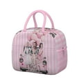 thumbnail image 1 of Pink Lunch Bag for Women Reusable Insulated Lunch Bags, Leakproof Cooler Food Lunch Tote Bag, Large Capacity Cute Lunch Box for Work School Travel Picnic, 1 of 7