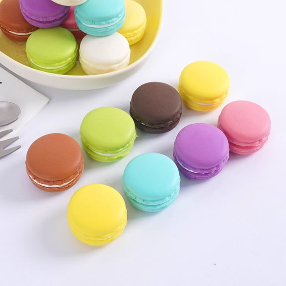 Pink Macaron Squishy Stress Toy with Fast Rebound Pu Foam, 1-Pack 1.5-Inch, for Adults, Simulated Sensory Toy