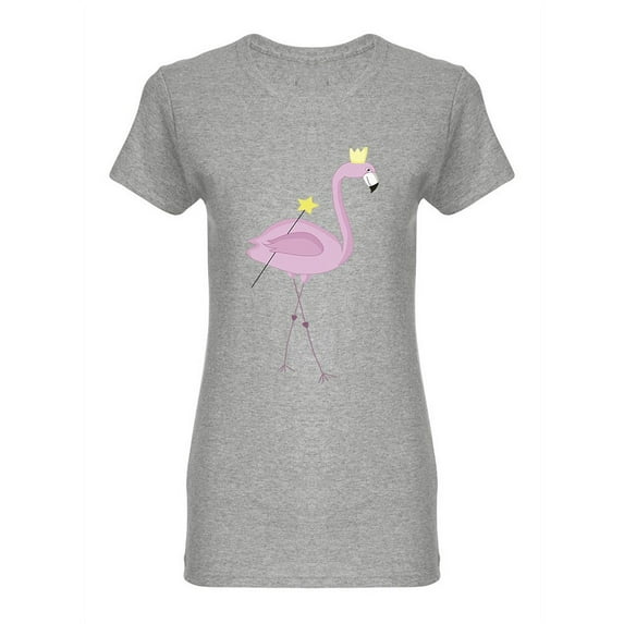 Pink Magic Flamingo Shaped T-Shirt Women -Image by Shutterstock, Female Medium