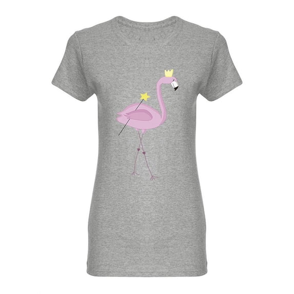 Pink Magic Flamingo Shaped T-Shirt Women -Image by Shutterstock, Female x-Large