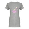 thumbnail image 1 of Pink Magic Flamingo  Shaped Tee Women's -Image by Shutterstock, 1 of 2