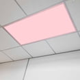 thumbnail image 1 of Pink Magnetic Fluorescent Light Covers for Ceiling Lights 2 x 4 Feet, Farmhouse Pink Decor Office Classroom Kitchen Drop Ceiling Light Covers Lighting Filters Shade Panel 1 Pack, 1 of 9