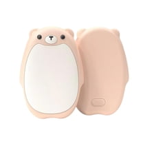 Pink Magnetic Hand Warmers Rechargeable 2 Pack, Ultra-Thin USB Pocket Heater, 2-in-1 Split Shareable Electric Handwarmer, Fast Heating Portable Warmer for Women, Girls, Outdoor Camping & Winter Gifts