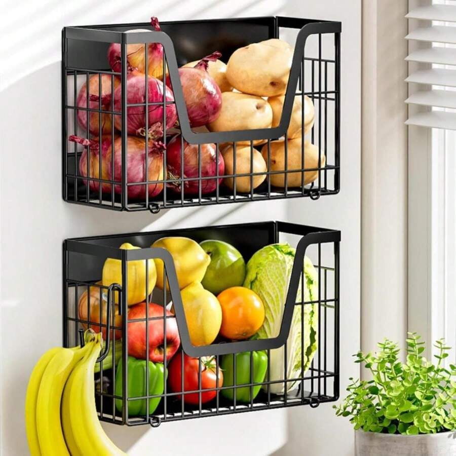 Magnetic Basket For Fridge