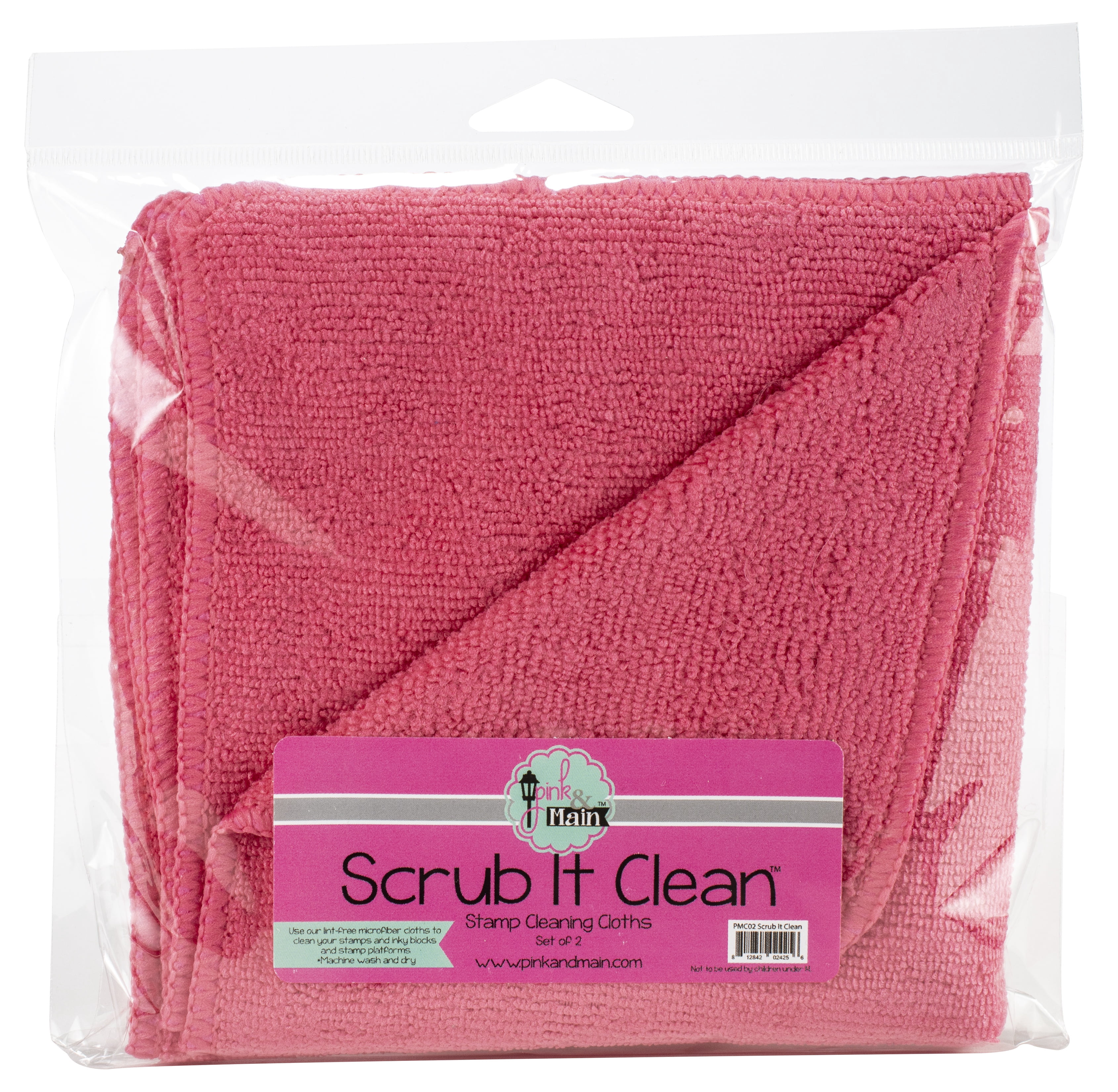 Pink & Main Scrub It Clean Microfiber Cloths 2/Pkg - Walmart.com