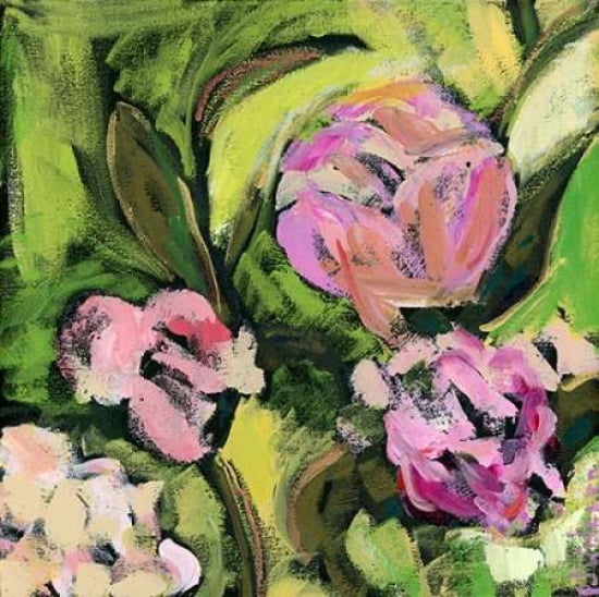 Pink Makes Me Happy Canvas Art - Pamela J Wingard (24 x 24)