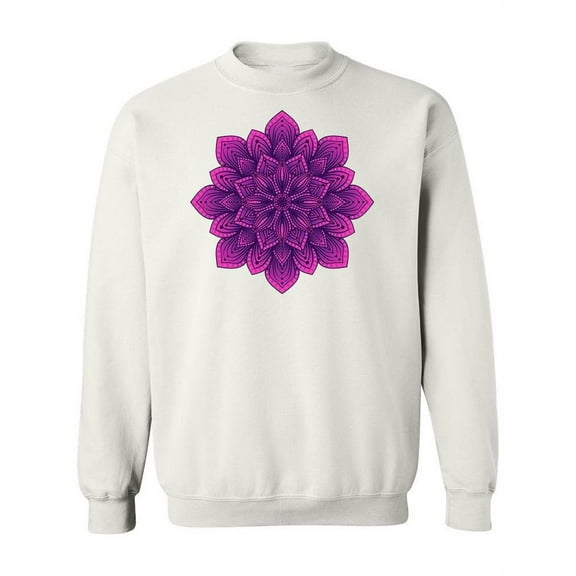 Pink Mandala Design . Sweatshirt Women -Image by Shutterstock, Female 3X-Large