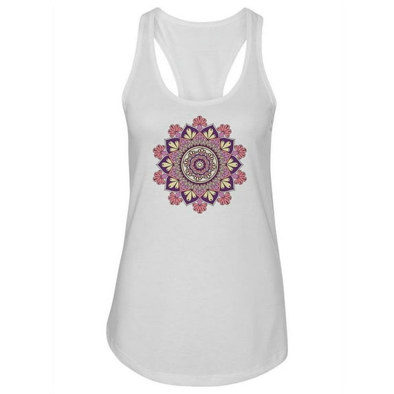Pink Mandala Design. Tank Women -Image by Shutterstock, Female XX-Large