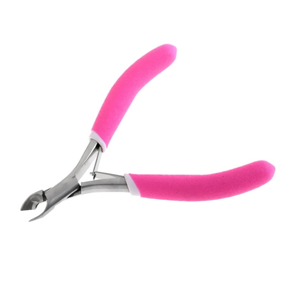 Pink Manicure Fingernail Toenail Nail Cuticle Pliers Cutter