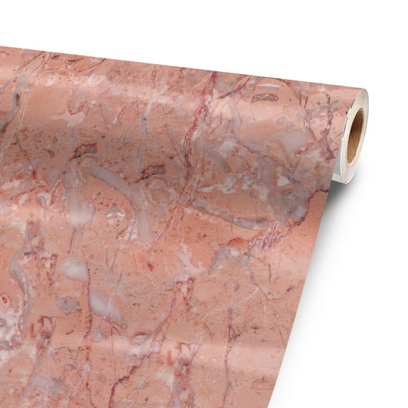 Pink Marble 96” x 52” Vinyl Wrap Sheet for large or custom items | 3M wrap DIY to custom skin gear of all types and sizes, including vehicles, boats, appliances, furniture, atv’s, golf