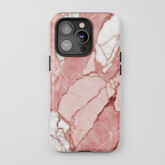 Pink Marble For All iPhone Series Tough Phone Case