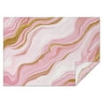thumbnail image 1 of Pink Marble Gold Line Pattern Rectangle Tablecloth 60"x84",Waterproof Polyester Rectangle Table Cloth, Wipeable Spillproof Polyester Tablecloth for Dining, Camping, Indoor and Outdoor, 1 of 5