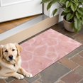 thumbnail image 1 of Pink Marble Gold Pattern Door Rugs,Washable Non Slip Door Mats Indoor,Decorative Door Mats,Entry Mat Indoor for Entrance,Bedroom,Kitchen,Bathroom,16"x24", 1 of 6