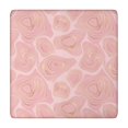 thumbnail image 1 of Pink Marble Gold Pattern Square Fitted Tablecloth with Elastic Edge,Square Table Cover,Washable Elastic Table Cover for Home Kitchen Party Decor 34"x34", 1 of 6