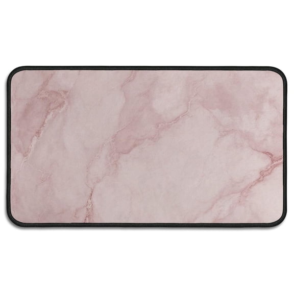 Pink Marble Pattern Door Rugs,Washable Non Slip Door Mats Indoor,Decorative Door Mats,Entry Mat Indoor for Entrance,Bedroom,Kitchen,Bathroom,30"x17"