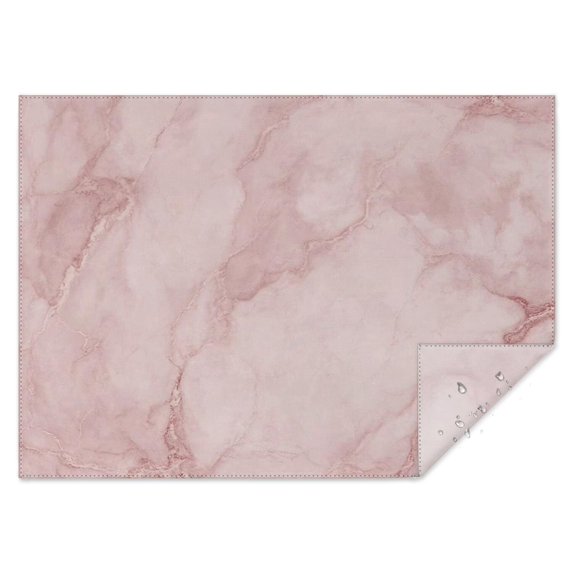 Pink Marble Pattern Rectangle Tablecloth 60"x84",Waterproof Polyester Rectangle Table Cloth, Wipeable Spillproof Polyester Tablecloth for Dining, Camping, Indoor and Outdoor