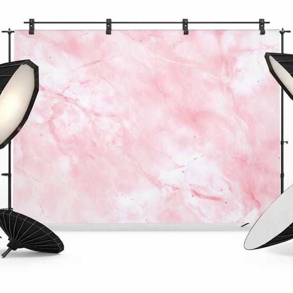 Pink Marble Photography Backdrop 7x5FT, Abstract Pink White Gradient Stone Texture Modern Photo Backdrops, Background for Photography Studio Photo Studio Background, Back Drop for Photoshoot
