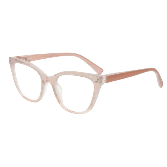 Pink Marble Print Cat Eye Reading Glasses 3.50 Ladies Spring Hinge Readers +3.50 for Women HD