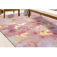 thumbnail image 1 of Pink Marble Rugs, Pink Rugs, Pink and Gold Marble Rug, Decorative Rugs, Personalized Gifts Rugs, Alcohol Ink Rug, Corridor Rug, Marble Rug, 3.3'x9.2' - 100x280 cm, 1 of 7