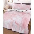 thumbnail image 1 of Pink Marble Twin XL Size Down Alternative Comforter, Lightweight Comforter Quilt Bedding Set with Pillow Shams Modern Abstract Art Elegant All Seasons Bed Comforter Duvet Insert 68"x98", 1 of 7