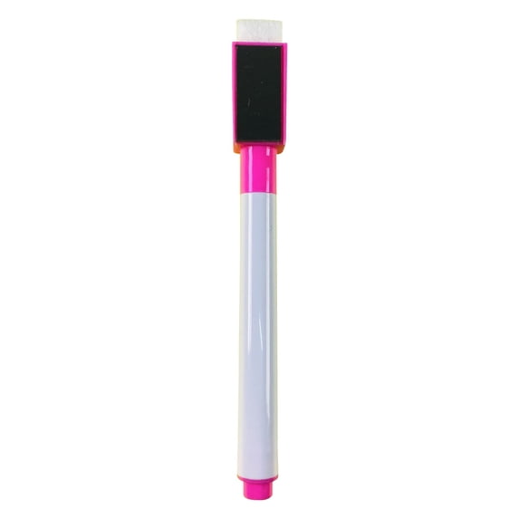 Pink Marker Pen, Magnetic Drawing Marker, for Whiteboard Use, With Eraser Cap Included, for Home Office Use, Low Odor Vibrant