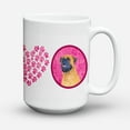 thumbnail image 1 of Pink Mastiff Coffee Mug 15 oz, 1 of 5