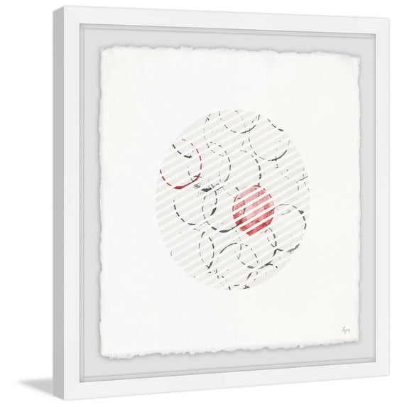 Pink Materialization Framed Painting Print