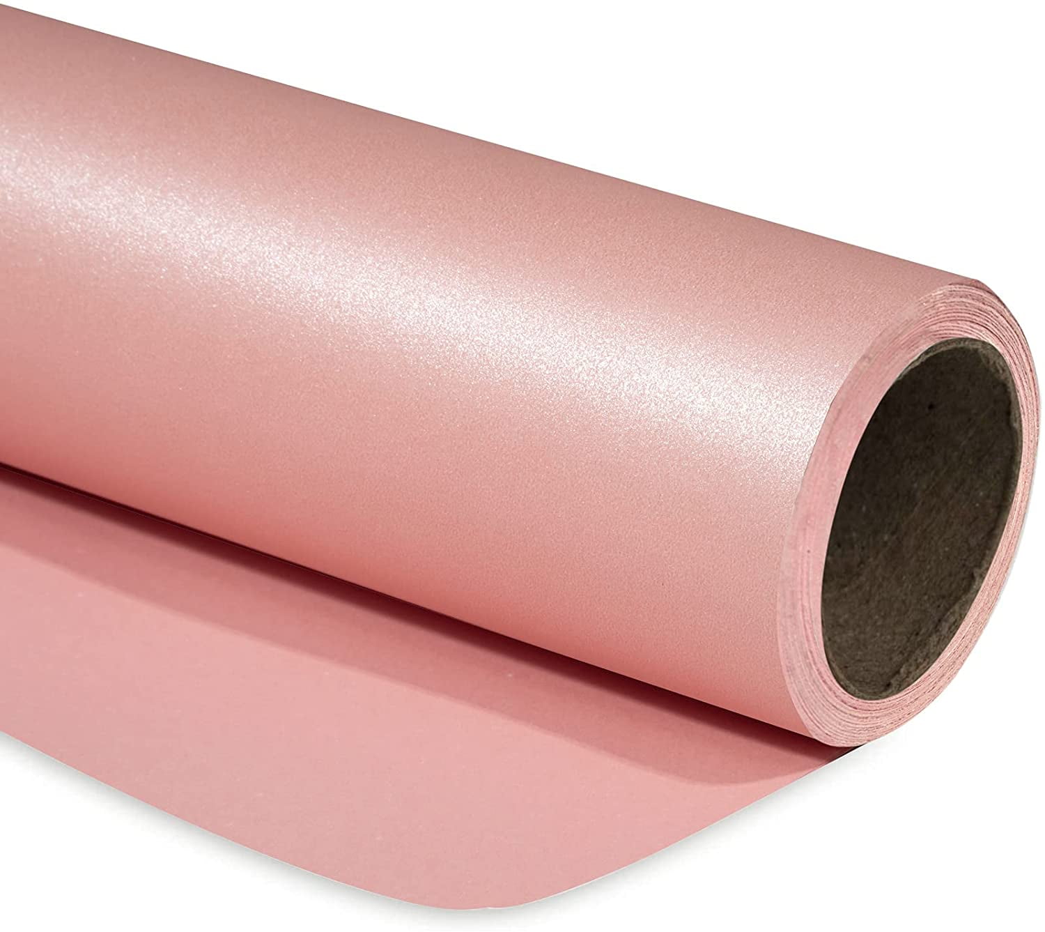 Solid Matte Pink/Silver/Golden Wrapping Paper - Mini Roll - 17 inch x –  WrapaholicGifts