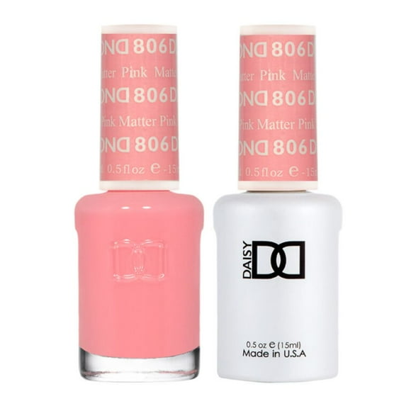 Pink Matter #806 & Matching Polish Set - DND Gel & Lacquer