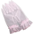 thumbnail image 1 of Pink Mesh Gloves (Adult), 1 of 2