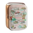 thumbnail image 1 of Pink Metal Lunch Box for Kids with Cute Animal Party Design, Small Tin Storage Container for Girls, Decorative Cookie and Party Favor Box, 1 of 3