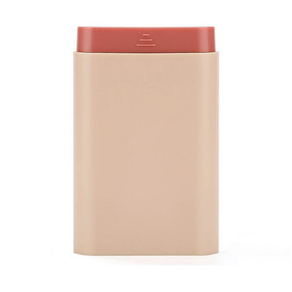 Pink Mini 6-Slot Pill Storage Box, Portable Travel Pill Organizer, 7-Day Sealable Compartments for Daily Medication, Compact On-the-Go Case, Lightweight & Durable for On-the-Go Use