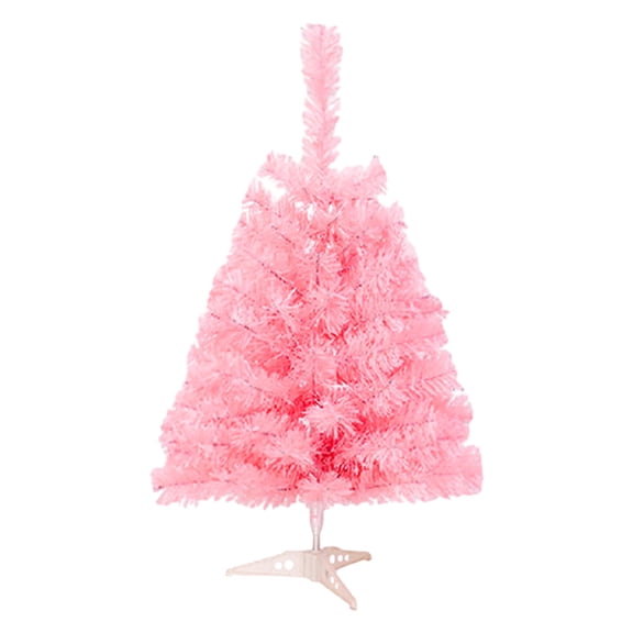 Pink Mini Christmas Tree, 17.7" Tabletop Artificial Xmas Pine Tree Perfect for Christmas Decorations, Home, Kitchen, Dining Table