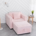 thumbnail image 1 of Pink Modular Single 44.9" - Very Comfortable & Fashionable. Foam Filler. Detachable Washable Cushions. Hydraulic Lift Storage. Contemporary Design For Living Room. 2 Soft In Versatile Seating, 1 of 6