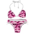 thumbnail image 1 of Pink Monkey Gorilla Detachable Sponge Adjustable Strap Bikini Set Two-Pack Swimsuits Swimming Suits Applicable Scenes, 1 of 6